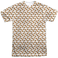 Uncle Grandpa Pizzas Men's Regular Fit Polyester Short-Sleeve T-Shirt