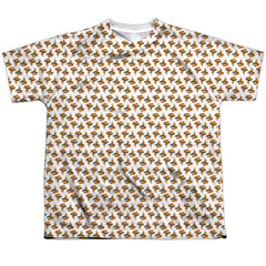 Uncle Grandpa Pizzas Youth Regular Fit Poly Short-Sleeve T-Shirt