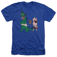 Uncle Grandpa The Guys Men's 30/1 Heather 60 40 Poly Short-Sleeve T-Shirt