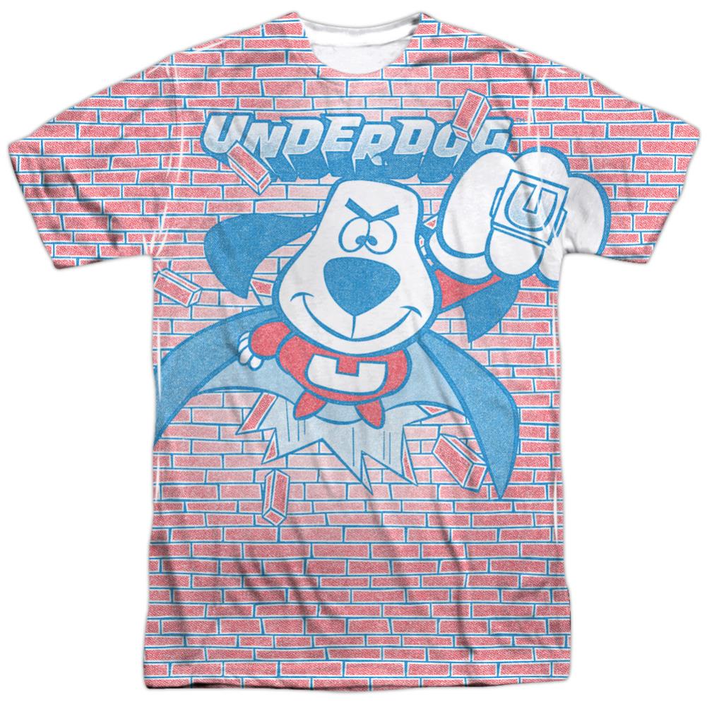 Underdog Burst Men's Regular Fit Polyester Short-Sleeve T-Shirt