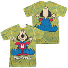 Underdog Flexing (Front/Back Print) Men's Regular Fit Polyester Short-Sleeve T-Shirt