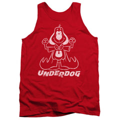 Underdog Outline Under Men's 18/1 Cotton Tank Top