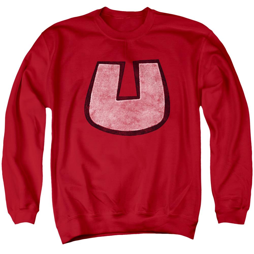 Underdog U Crest Men's Crewneck 50 50 Poly Long-Sleeve T-Shirt