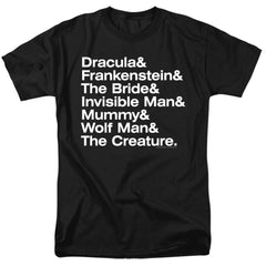 Universal Monsters Ampersand Monsters Men's 18/1 Cotton Short-Sleeve T-Shirt