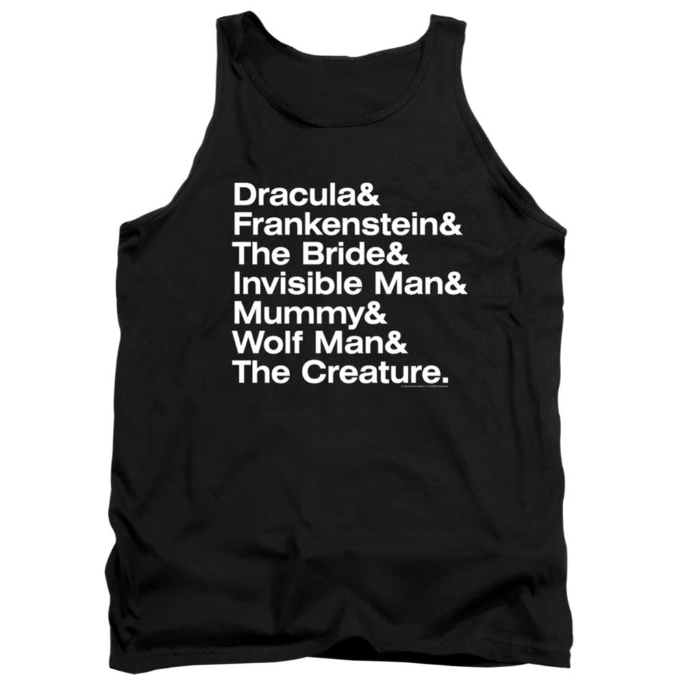 Universal Monsters Ampersand Monsters Men's 18/1 Cotton Tank Top