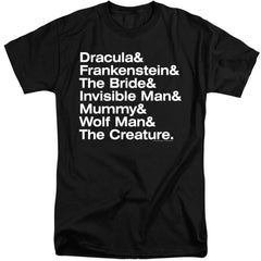 Universal Monsters Ampersand Monsters Men's 18/1 Tall Cotton Short-Sleeve T-Shirt