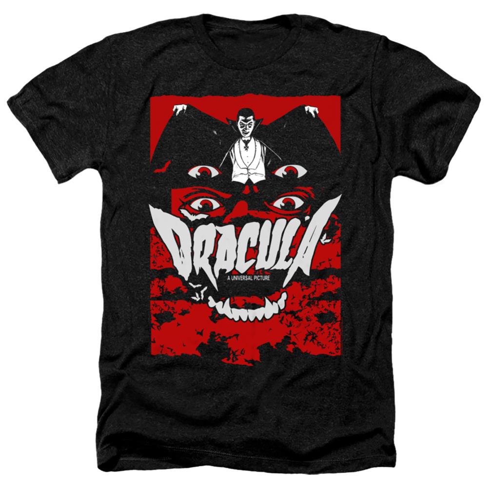 Universal Monsters As I Have Lived Men's 30/1 Heather 60 40 Poly Short-Sleeve T-Shirt
