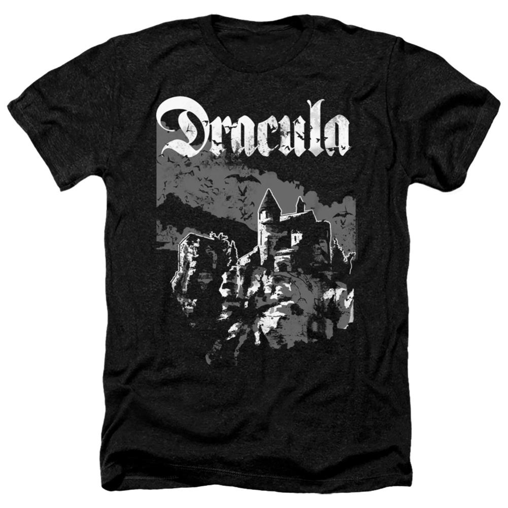 Universal Monsters Castle Men's 30/1 Heather 60 40 Poly Short-Sleeve T-Shirt