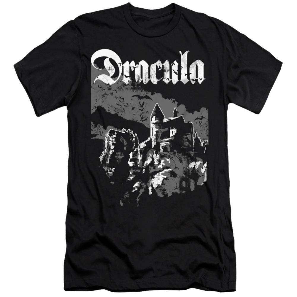 Universal Monsters Castle Men's Ultra-Soft 30/1 Cotton Slim Short-Sleeve T-Shirt