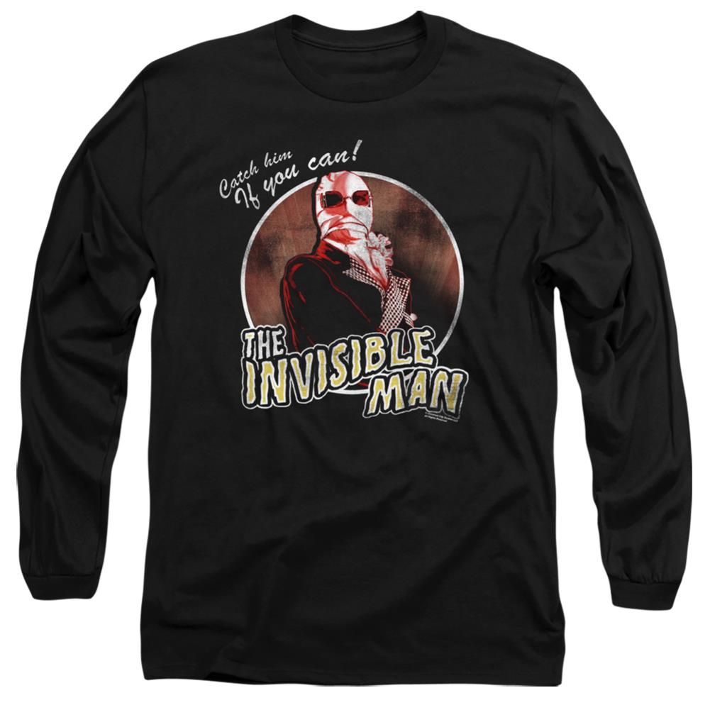 Universal Monsters Catch Him If You Can Men's 18/1 Cotton Long-Sleeve T-Shirt