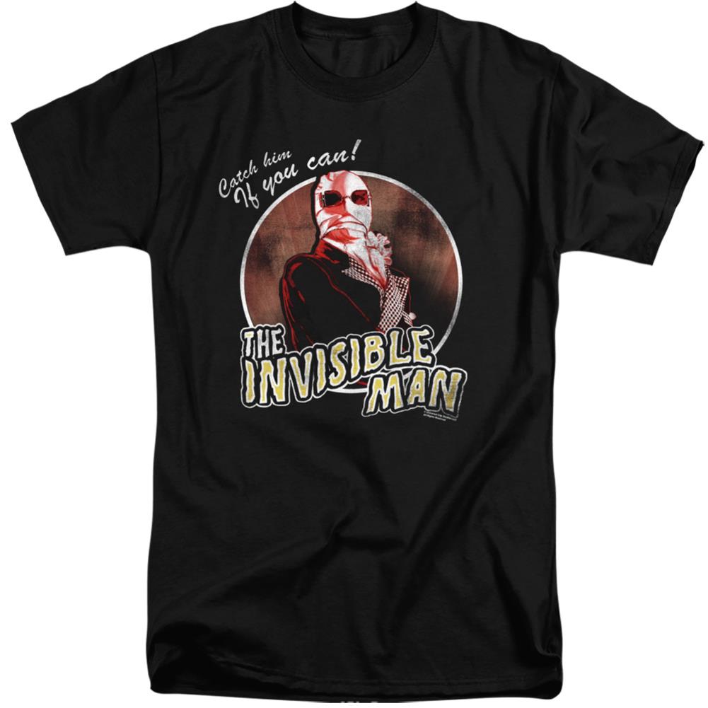 Universal Monsters Catch Him If You Can Men's 18/1 Tall Cotton Short-Sleeve T-Shirt