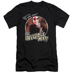 Universal Monsters Catch Him If You Can Men's Ultra-Soft 30/1 Cotton Slim Short-Sleeve T-Shirt