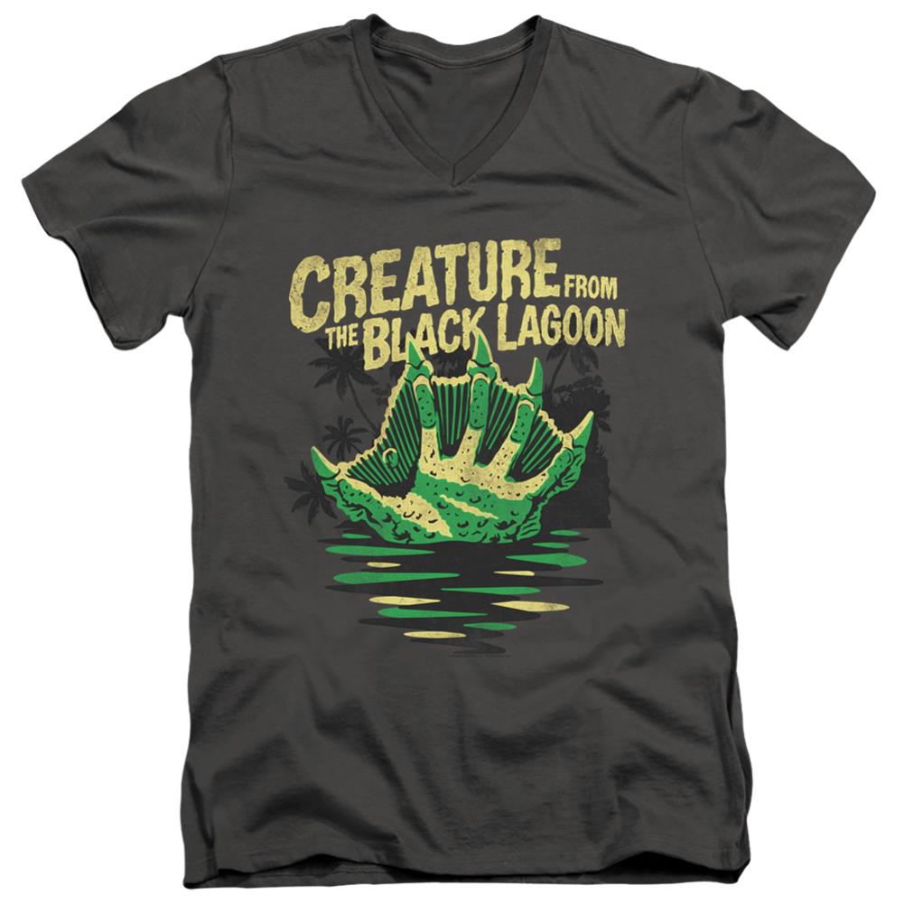 Universal Monsters Creature Breacher Men's 30/1 Cotton Slim V-Neck T-Shirt
