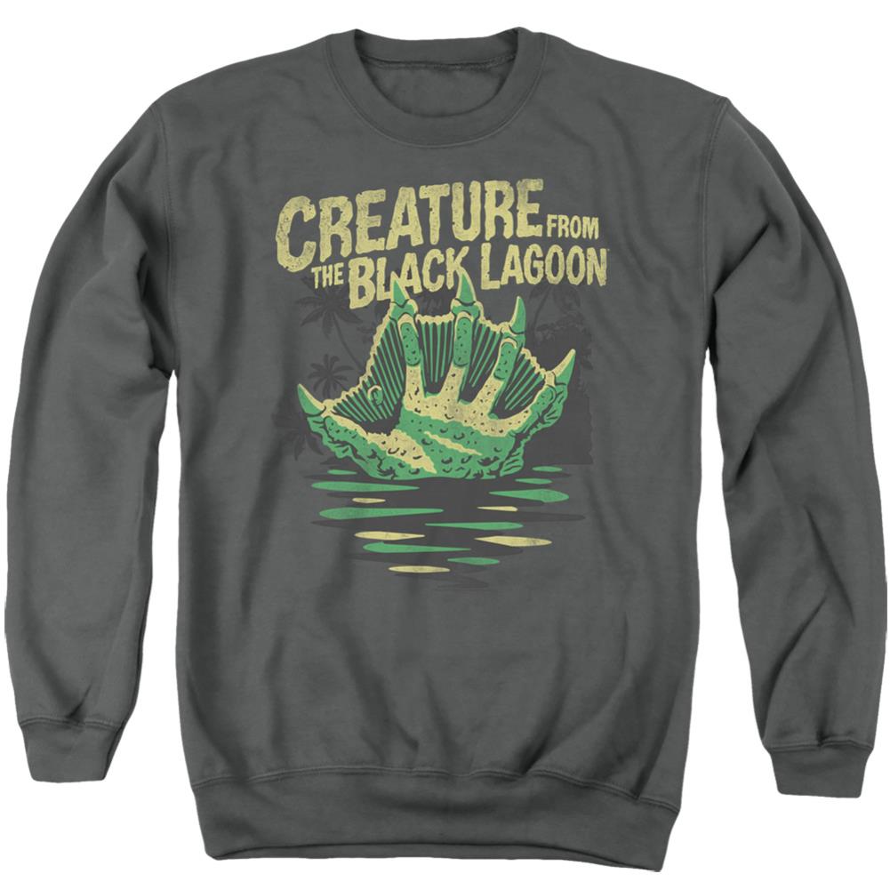 Universal Monsters Creature Breacher Men's Crewneck 50 50 Poly Long-Sleeve T-Shirt