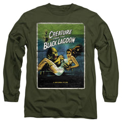 Universal Monsters Creature One Sheet Men's 18/1 Cotton Long-Sleeve T-Shirt