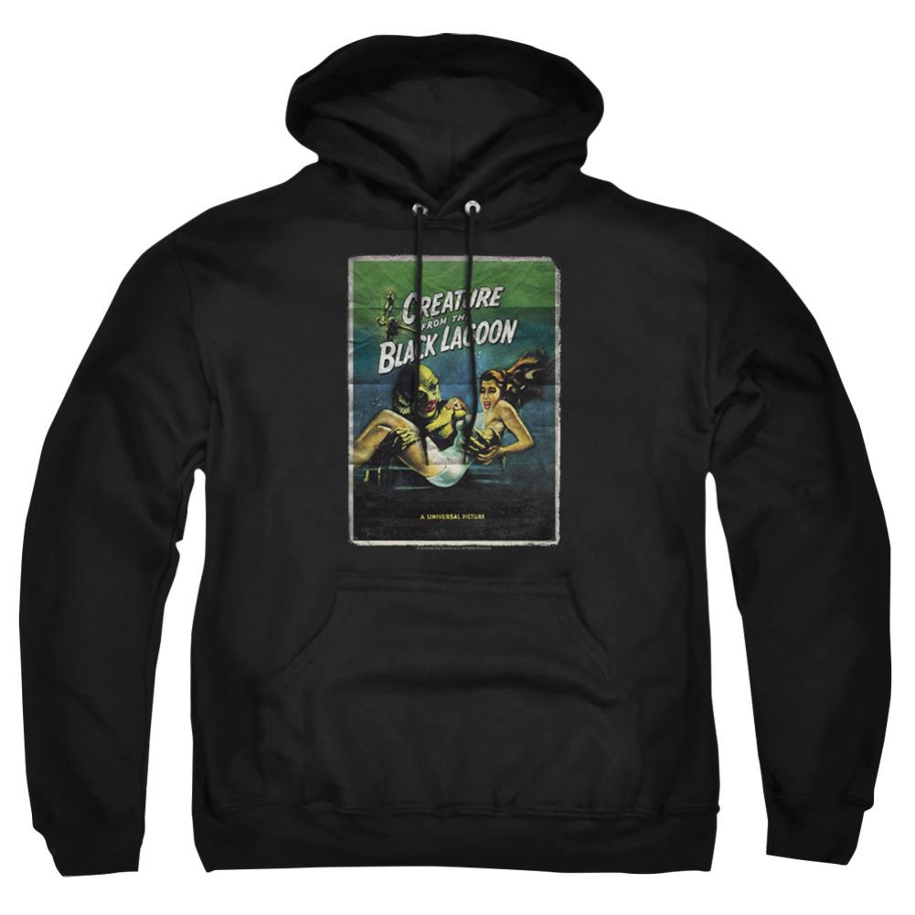 Universal Monsters Creature One Sheet Men's Pull-Over 75 25 Poly Hoodie
