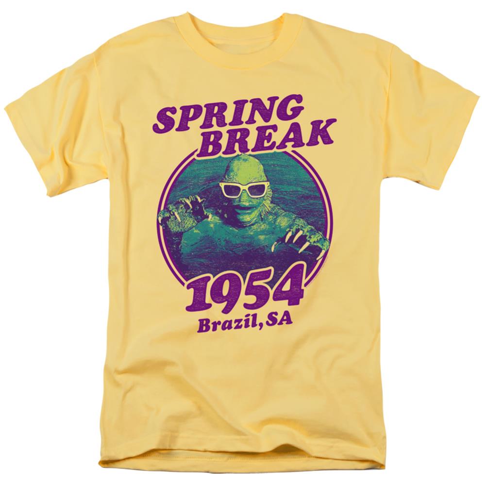 Universal Monsters Creature Vacation Men's 18/1 Cotton Short-Sleeve T-Shirt