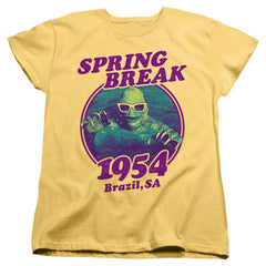 Universal Monsters Creature Vacation Women's 18/1 Cotton Short-Sleeve T-Shirt