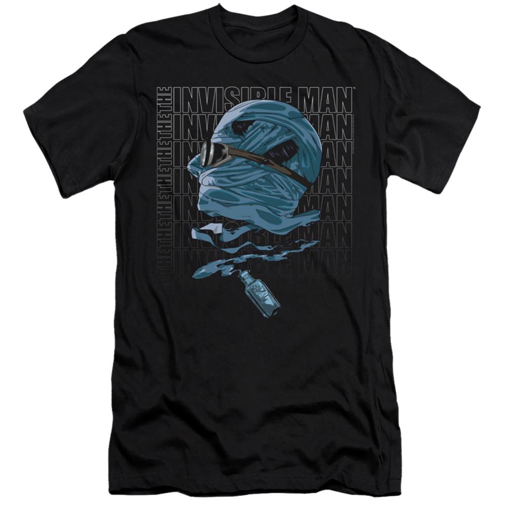 Universal Monsters Disappear Men's Ultra-Soft 30/1 Cotton Slim Short-Sleeve T-Shirt