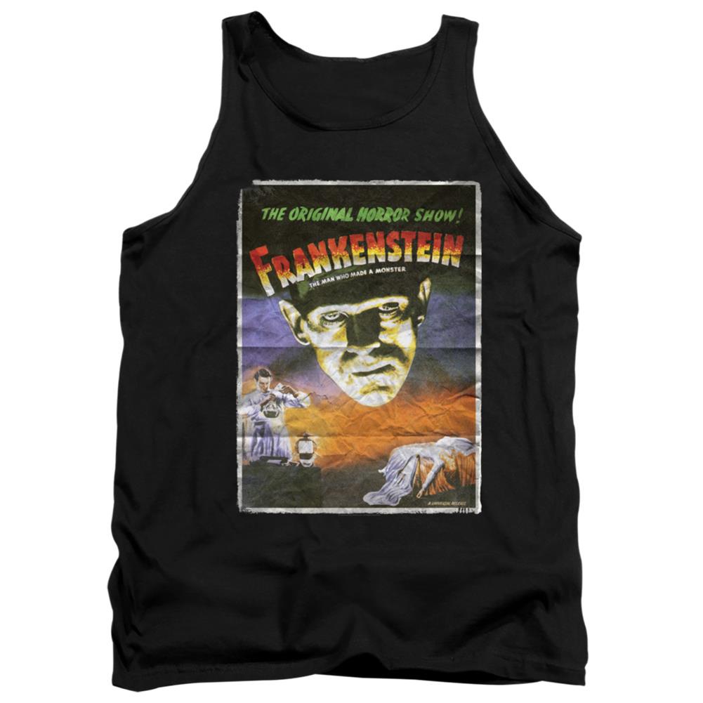 Universal Monsters Frankenstein One Sheet Men's 18/1 Cotton Tank Top