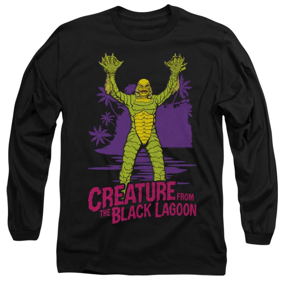 Universal Monsters From Forbidden Depths Men's 18/1 Cotton Long-Sleeve T-Shirt