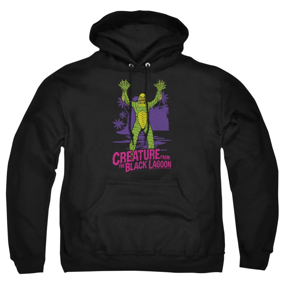 Universal Monsters From Forbidden Depths Men's Pull-Over 75 25 Poly Hoodie
