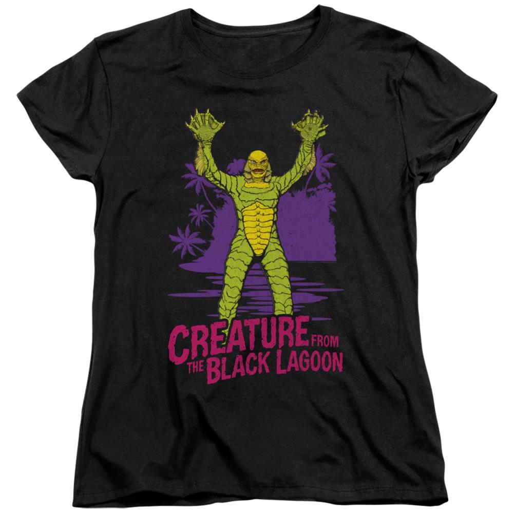 Universal Monsters From Forbidden Depths Women's 18/1 Cotton Short-Sleeve T-Shirt