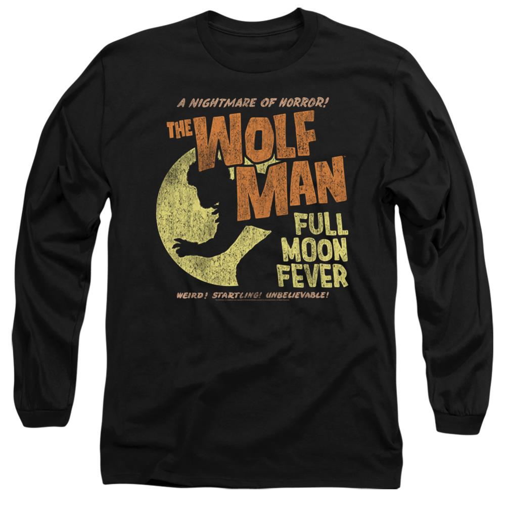 Universal Monsters Full Moon Fever Men's 18/1 Cotton Long-Sleeve T-Shirt