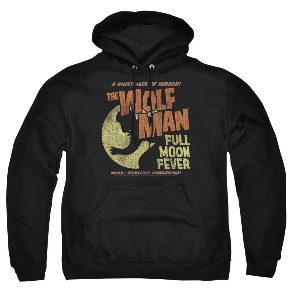 Universal Monsters Full Moon Fever Men's Pull-Over 75 25 Poly Hoodie