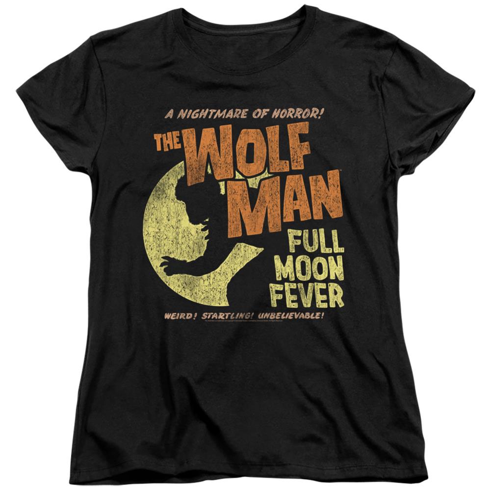 Universal Monsters Full Moon Fever Women's 18/1 Cotton Short-Sleeve T-Shirt