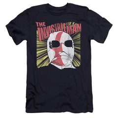 Universal Monsters Invisible Portrait Men's Ultra-Soft 30/1 Cotton Slim Short-Sleeve T-Shirt