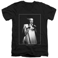 Universal Monsters Looks That Kill Men's 30/1 Cotton Slim V-Neck T-Shirt