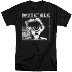 Universal Monsters Monday Monster Men's 18/1 Tall Cotton Short-Sleeve T-Shirt