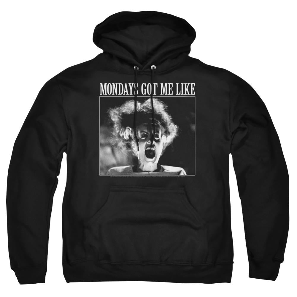Universal Monsters Monday Monster Men's Pull-Over 75 25 Poly Hoodie