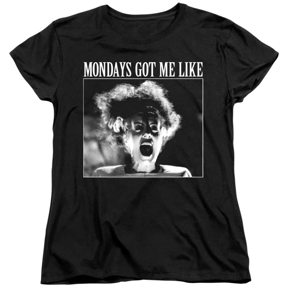 Universal Monsters Monday Monster Women's 18/1 Cotton Short-Sleeve T-Shirt