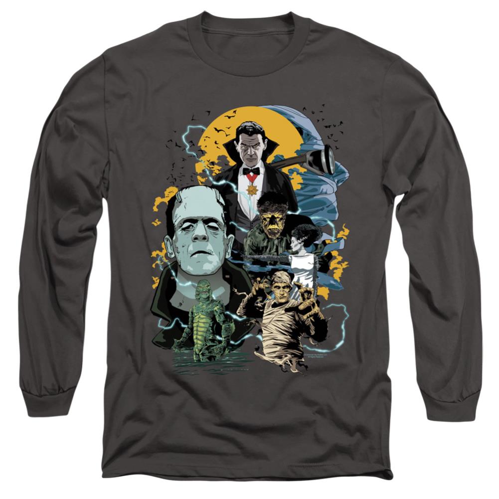 Universal Monsters Monster Mash Men's 18/1 Cotton Long-Sleeve T-Shirt