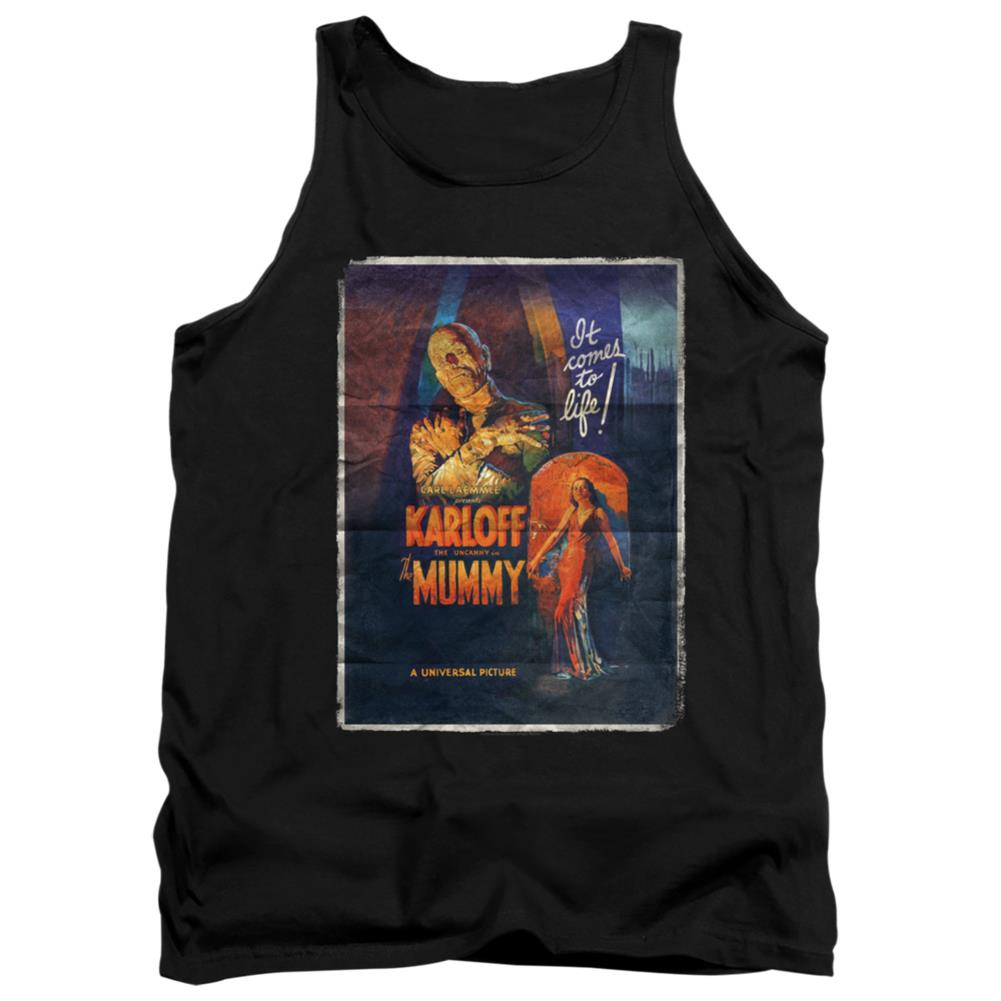 Universal Monsters Mummy One Sheet Men's 18/1 Cotton Tank Top