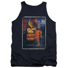 Universal Monsters Mummy One Sheet Men's 18/1 Cotton Tank Top