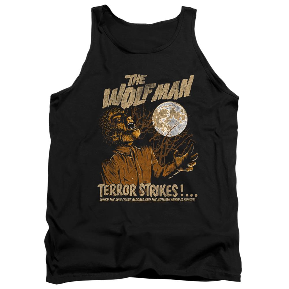 Universal Monsters Terror Strikes Men's 18/1 Cotton Tank Top