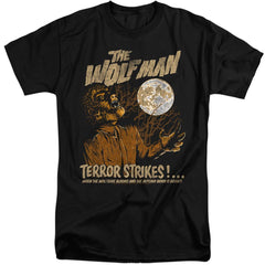 Universal Monsters Terror Strikes Men's 18/1 Tall Cotton Short-Sleeve T-Shirt