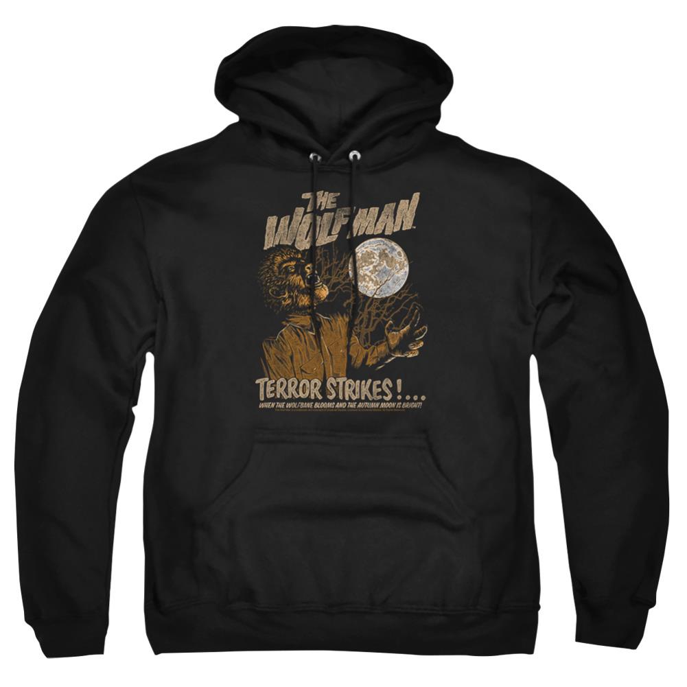 Universal Monsters Terror Strikes Men's Pull-Over 75 25 Poly Hoodie
