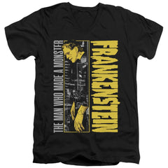 Universal Monsters The Man Who Made A Men's 30/1 Cotton Slim V-Neck T-Shirt