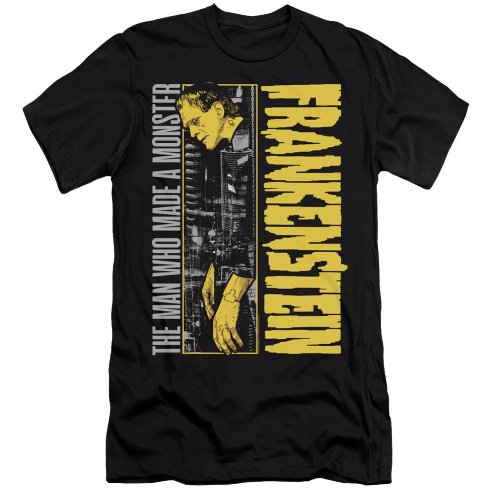 Universal Monsters The Man Who Made A Men's Ultra-Soft 30/1 Cotton Slim Short-Sleeve T-Shirt