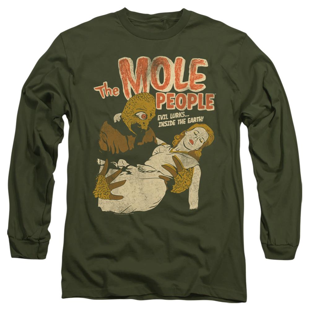 Universal Monsters The Mole People Men's 18/1 Cotton Long-Sleeve T-Shirt