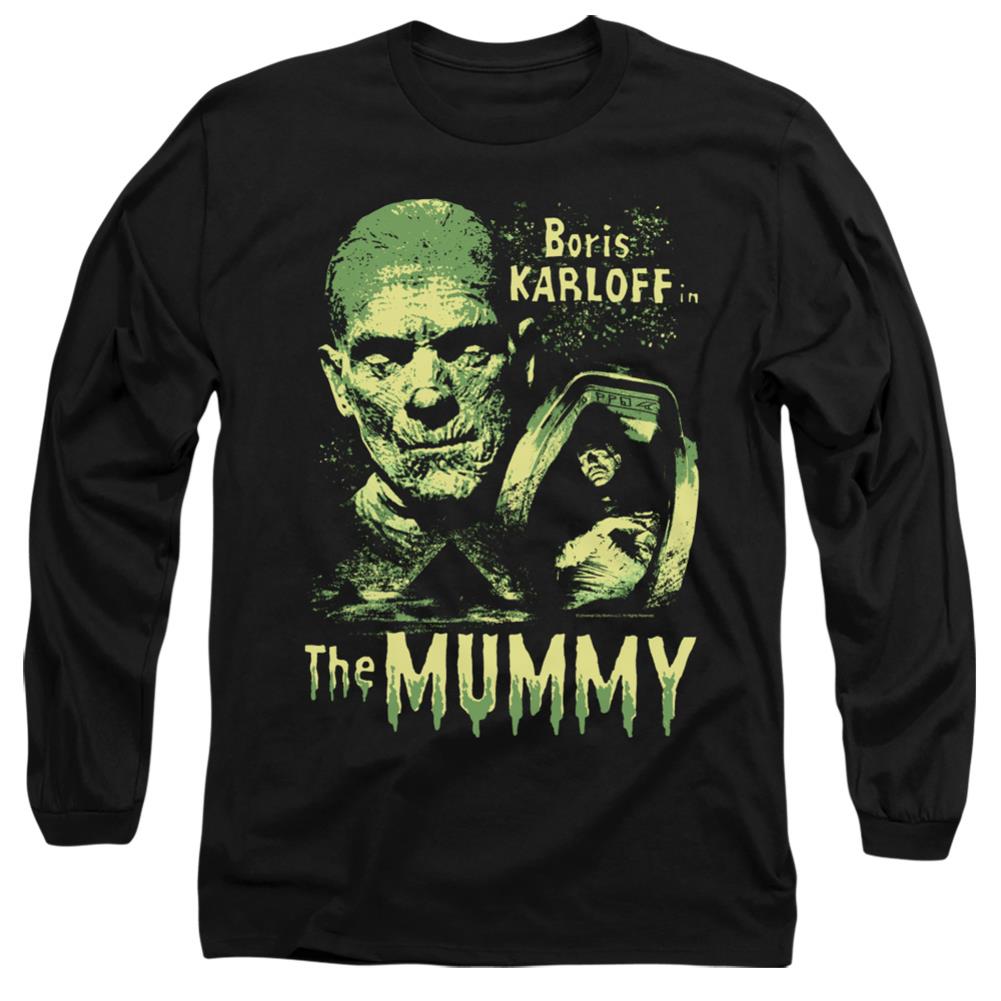 Universal Monsters The Mummy Men's 18/1 Cotton Long-Sleeve T-Shirt