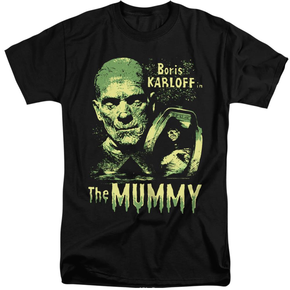 Universal Monsters The Mummy Men's 18/1 Tall Cotton Short-Sleeve T-Shirt