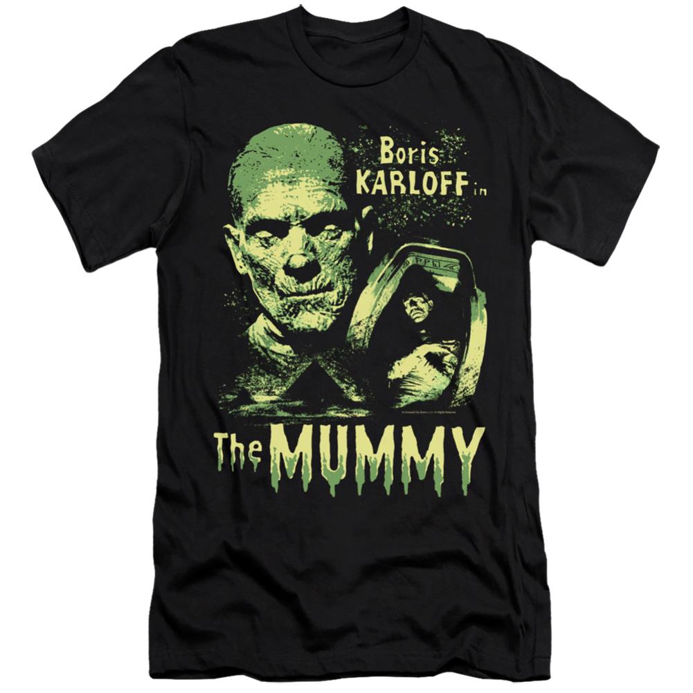 Universal Monsters The Mummy Men's Ultra-Soft 30/1 Cotton Slim Short-Sleeve T-Shirt