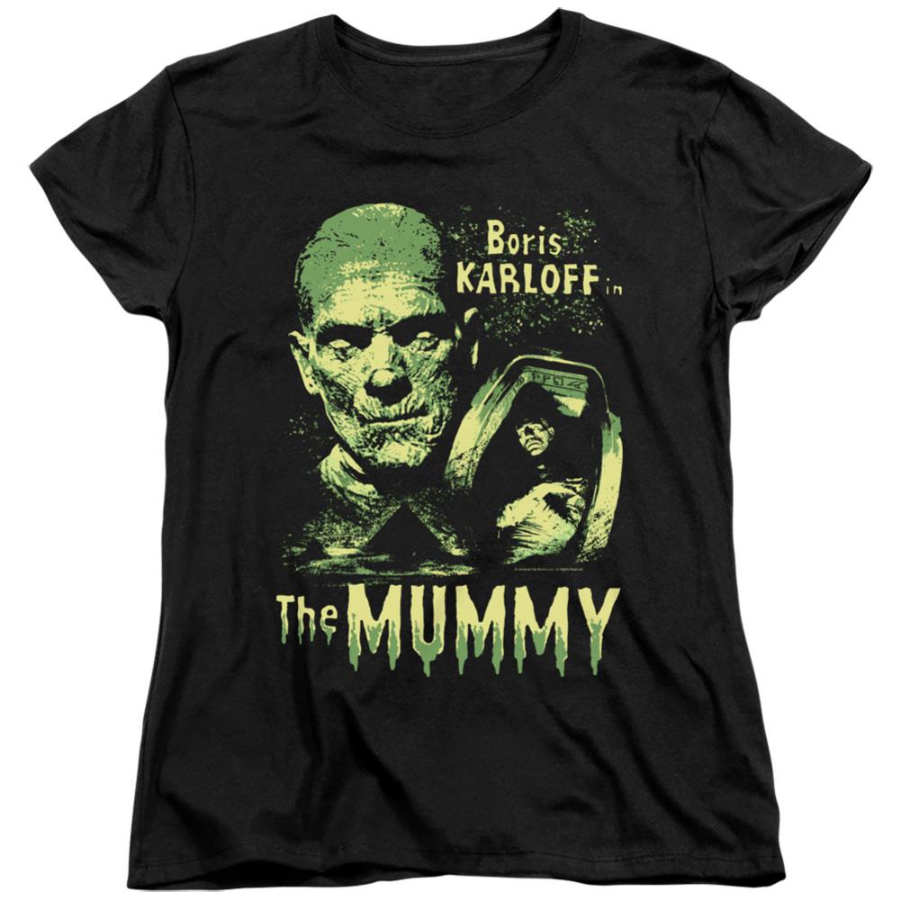 Universal Monsters The Mummy Women's 18/1 Cotton Short-Sleeve T-Shirt