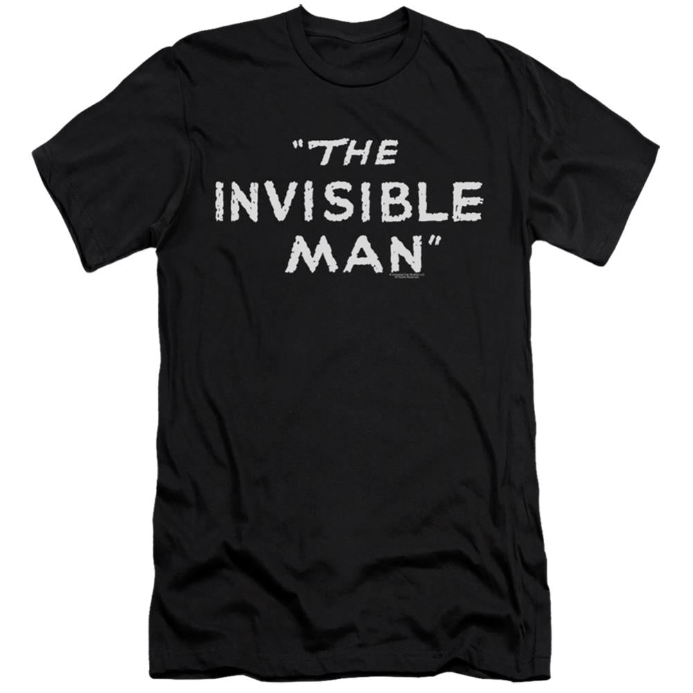Universal Monsters Title Card Men's Ultra-Soft 30/1 Cotton Slim Short-Sleeve T-Shirt