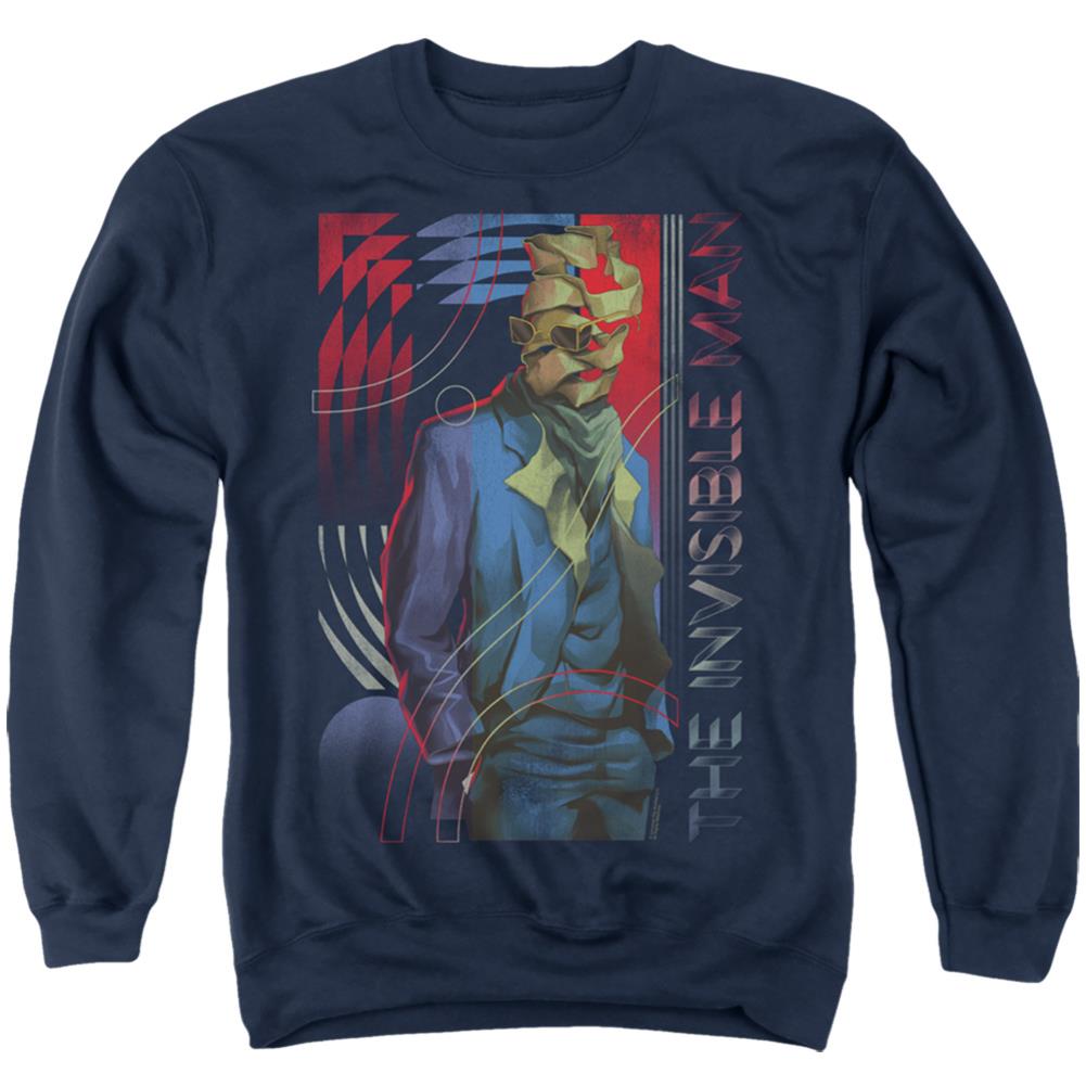 Universal Monsters Unravelling Men's Crewneck 50 50 Poly Long-Sleeve T-Shirt